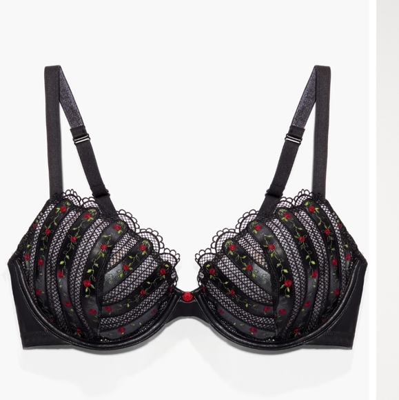 SAVAGE X FENTY rose unlined Demi bra - Picture 1 of 8